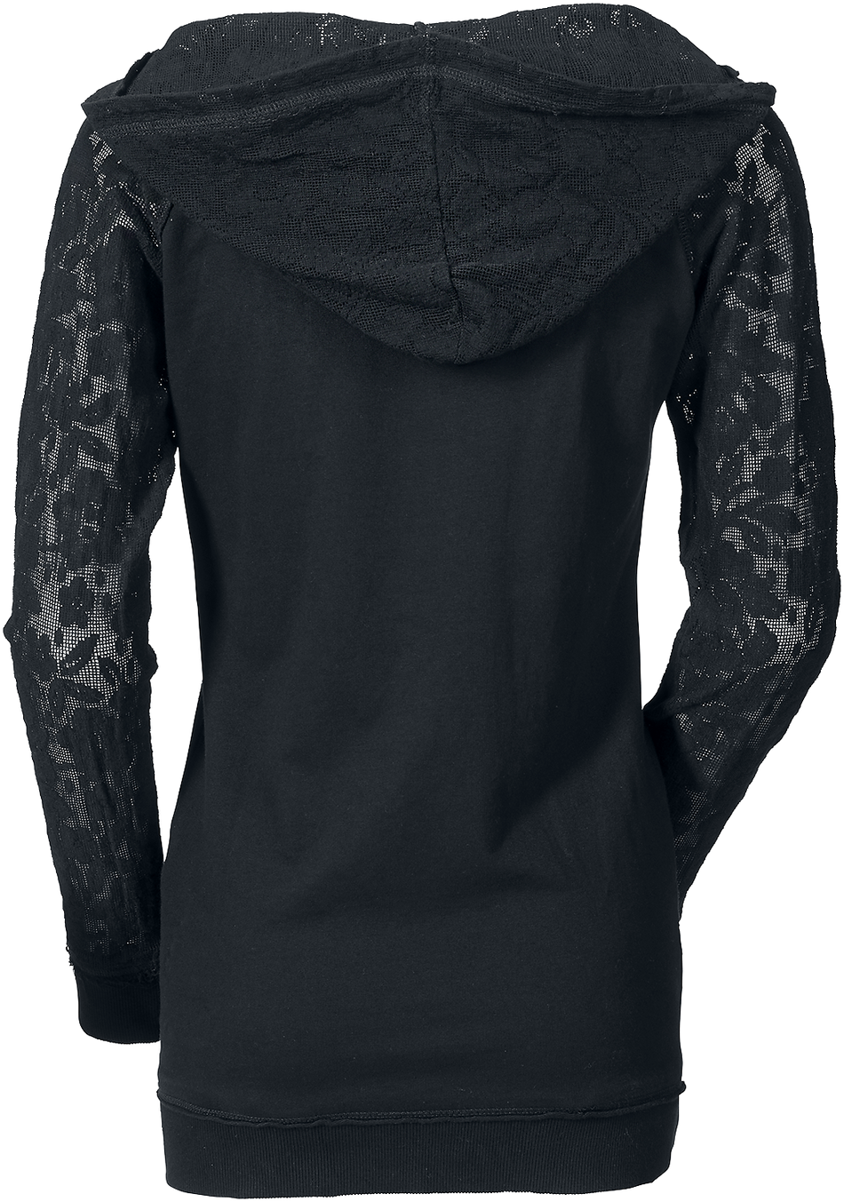 Sweat-shirt à capuche Gothic de Gothicana by EMP - Stone Cold - S à XL - pour Femme - noir - Gothicana by EMP - View 2