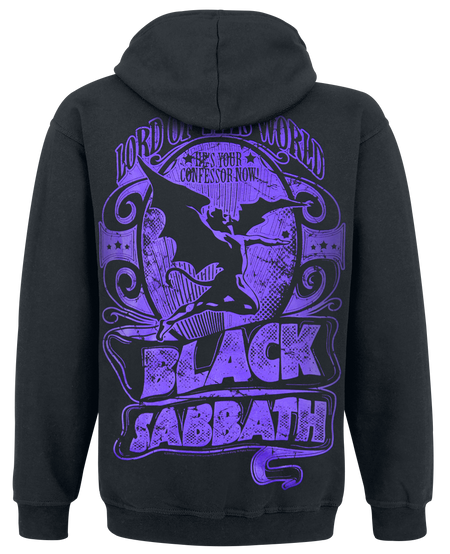 Sweat-shirt à capuche  de Black Sabbath - Lord Of This World - S à XXL - pour Homme - noir - Black Sabbath - View 2