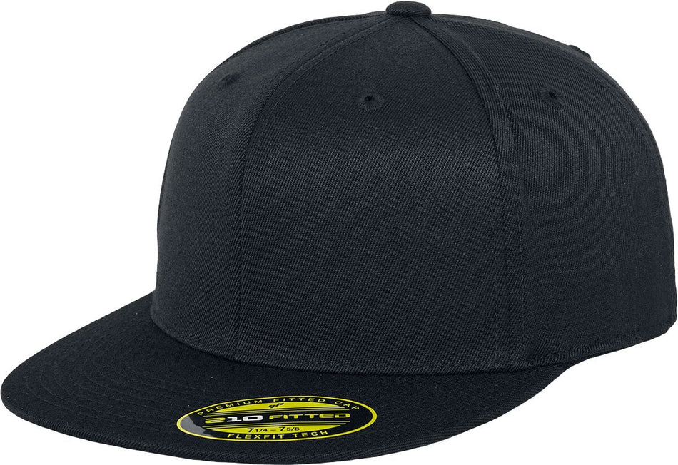Casquette  de Flexfit - Premium 210 Fitted - pour Unisexe - noir - Flexfit