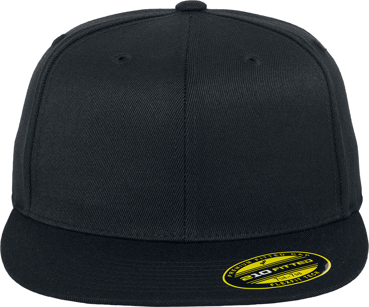 Casquette  de Flexfit - Premium 210 Fitted - pour Unisexe - noir - Flexfit - View 2