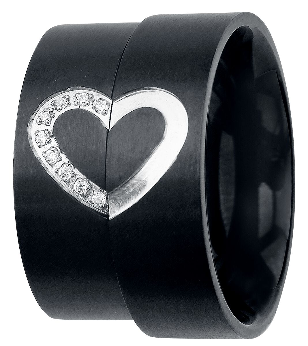 Bague  de etNox hard and heavy - Dark Romance - pour Unisexe - noir - etNox hard and heavy