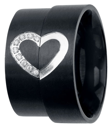 Bague  de etNox hard and heavy - Dark Romance - pour Unisexe - noir - etNox hard and heavy