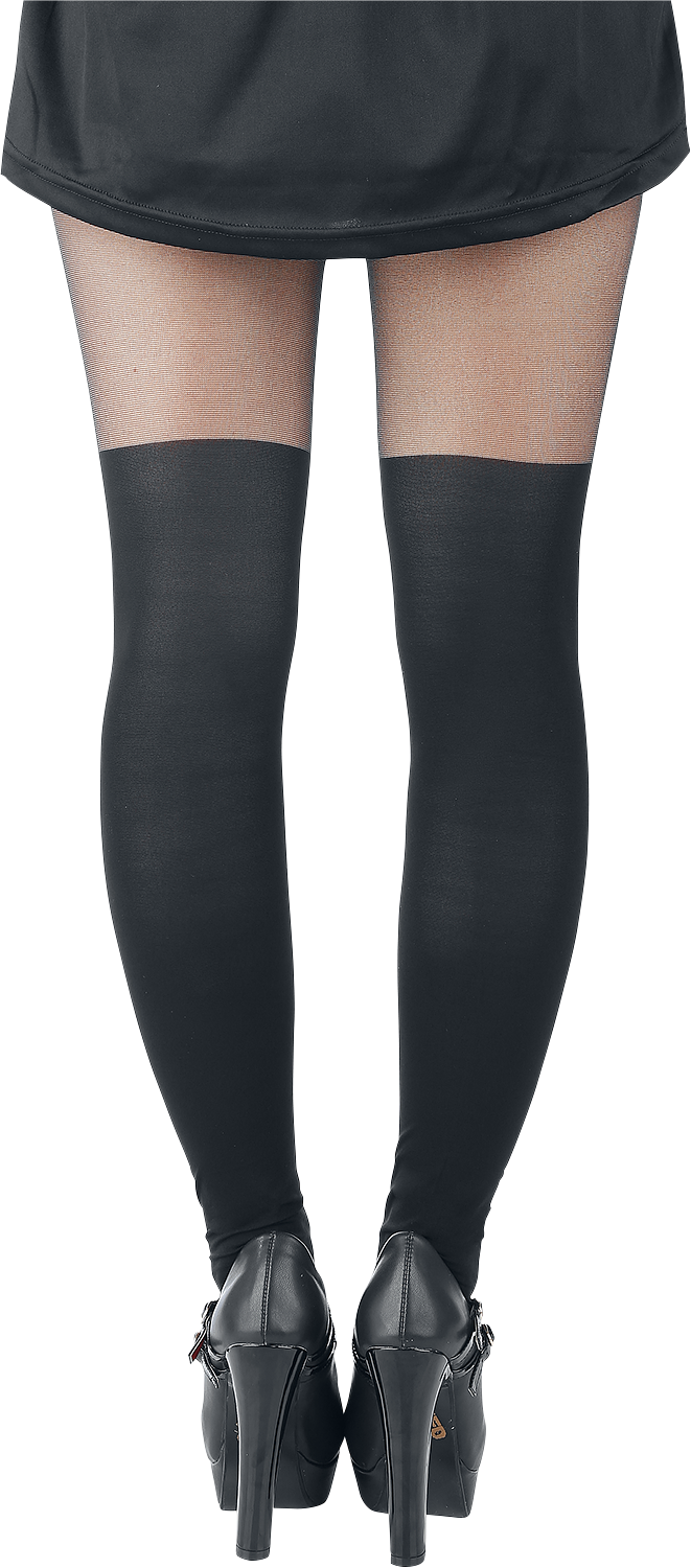 Collant Gothic de Pamela Mann - Bas Croix Gothique - Standard - pour Femme - noir - Pamela Mann - View 2