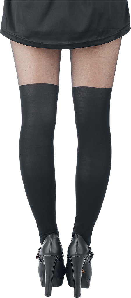 Collant Gothic de Pamela Mann - Bas Croix Gothique - Standard - pour Femme - noir - Pamela Mann - View 2