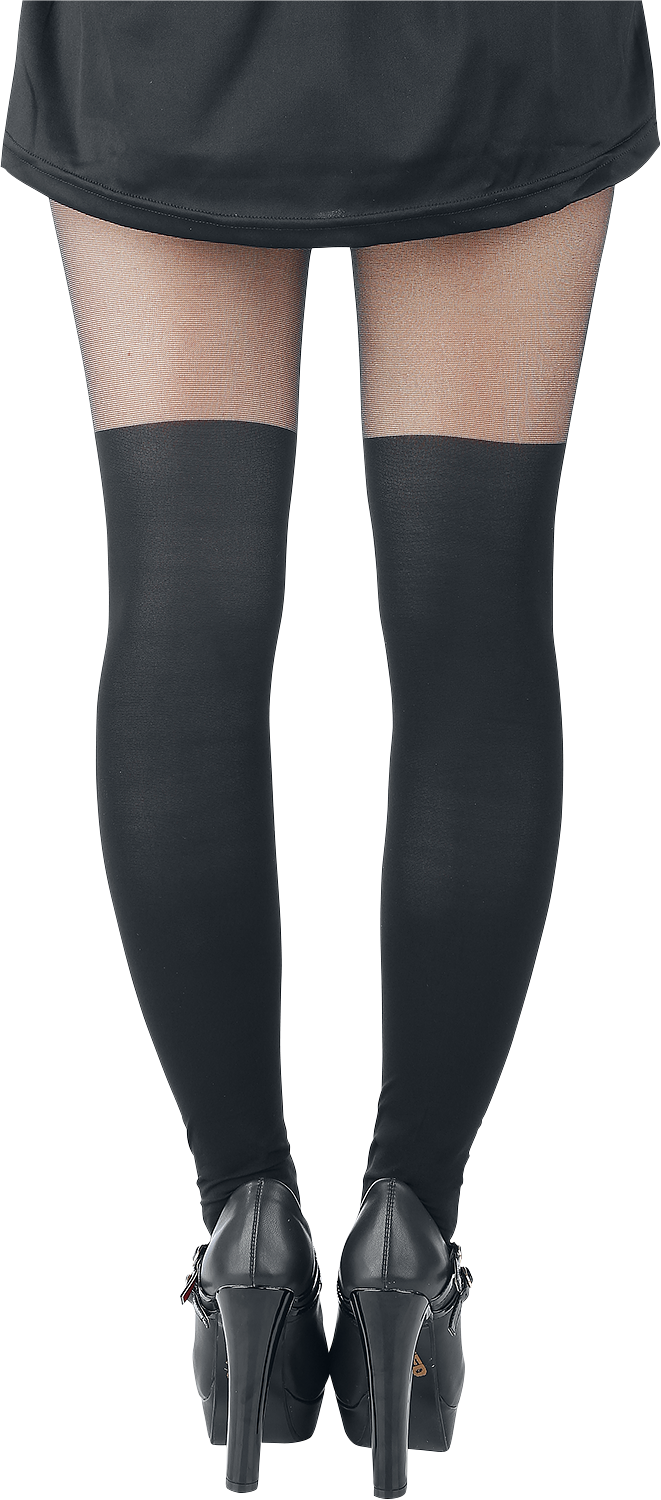 Collant Gothic de Pamela Mann - Bas Croix Gothique - Standard - pour Femme - noir - Pamela Mann - View 2