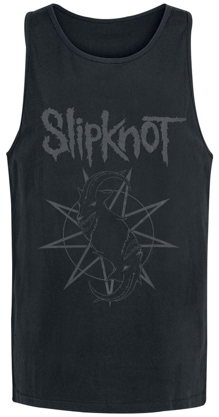 Débardeur  de Slipknot - Goat Star Logo - S à XXL - pour Homme - noir - Slipknot