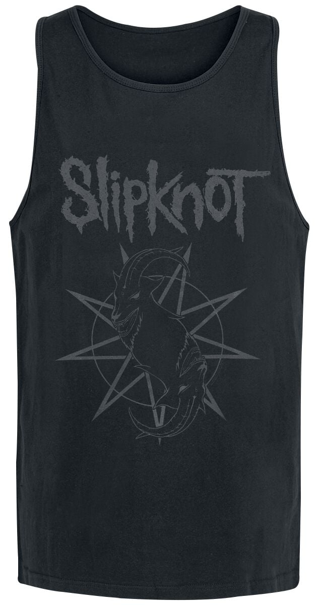 Débardeur  de Slipknot - Goat Star Logo - S à XXL - pour Homme - noir - Slipknot