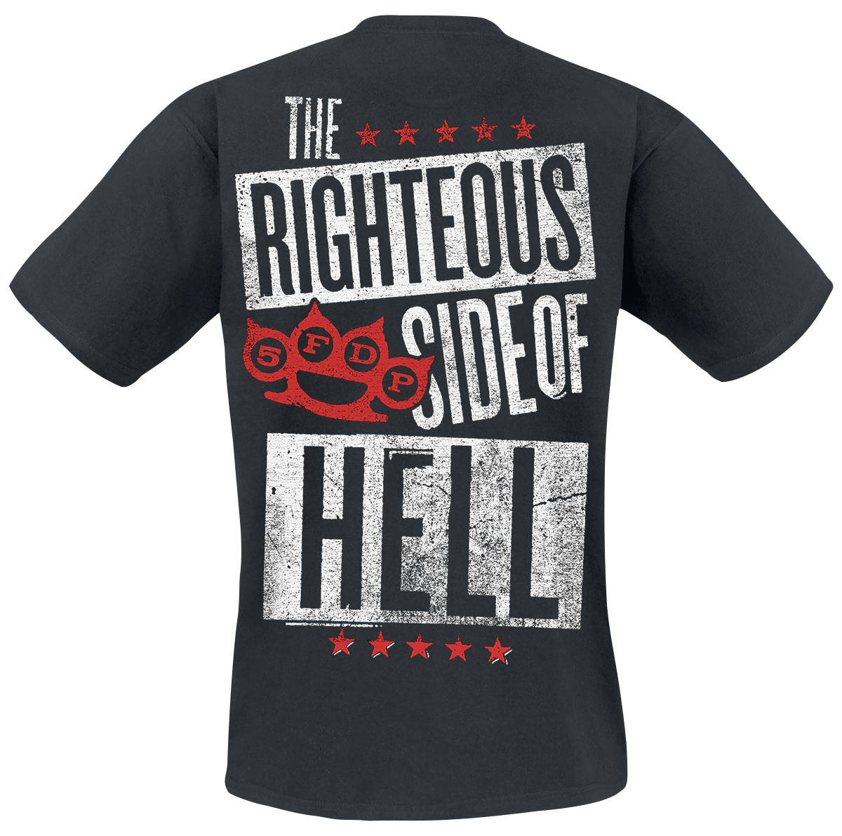 T-Shirt Manches courtes  de Five Finger Death Punch - The Wrong Side Of Heaven - The Righteous Side Of Hell - S à XXL - pour Homme - noir - Five Finger Death Punch - View 2