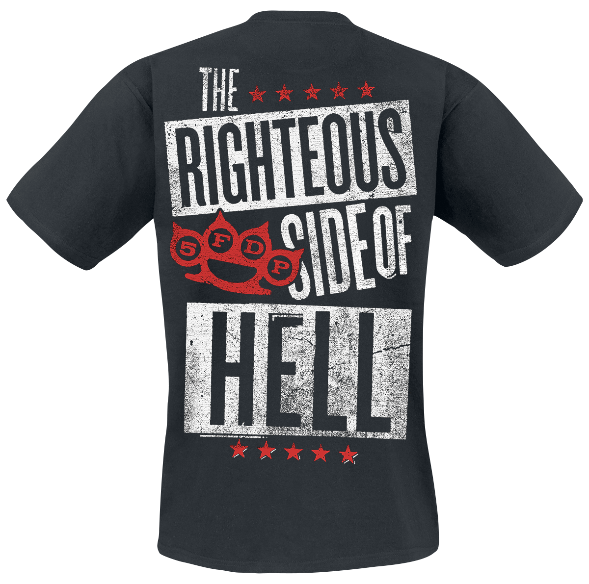 T-Shirt Manches courtes  de Five Finger Death Punch - The Wrong Side Of Heaven - The Righteous Side Of Hell - S à XXL - pour Homme - noir - Five Finger Death Punch - View 2