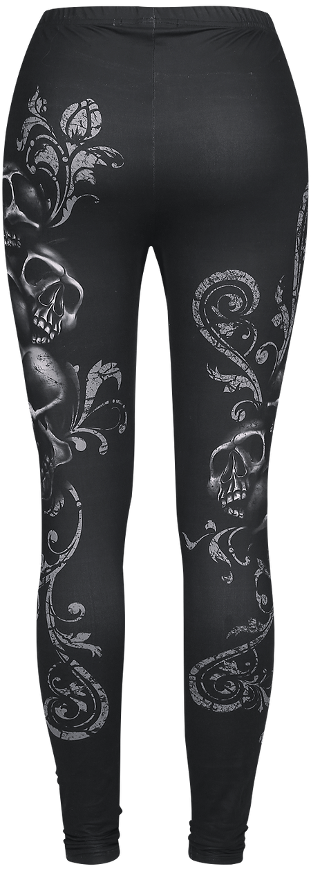 Legging  de Rock Rebel by EMP - Built For Comfort - XS à 5XL - pour Femme - noir - Rock Rebel by EMP - View 2