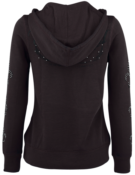 Sweat-shirt à capuche  de Rock Rebel by EMP - Never Regret - S à 3XL - pour Femme - bordeaux - Rock Rebel by EMP - View 2