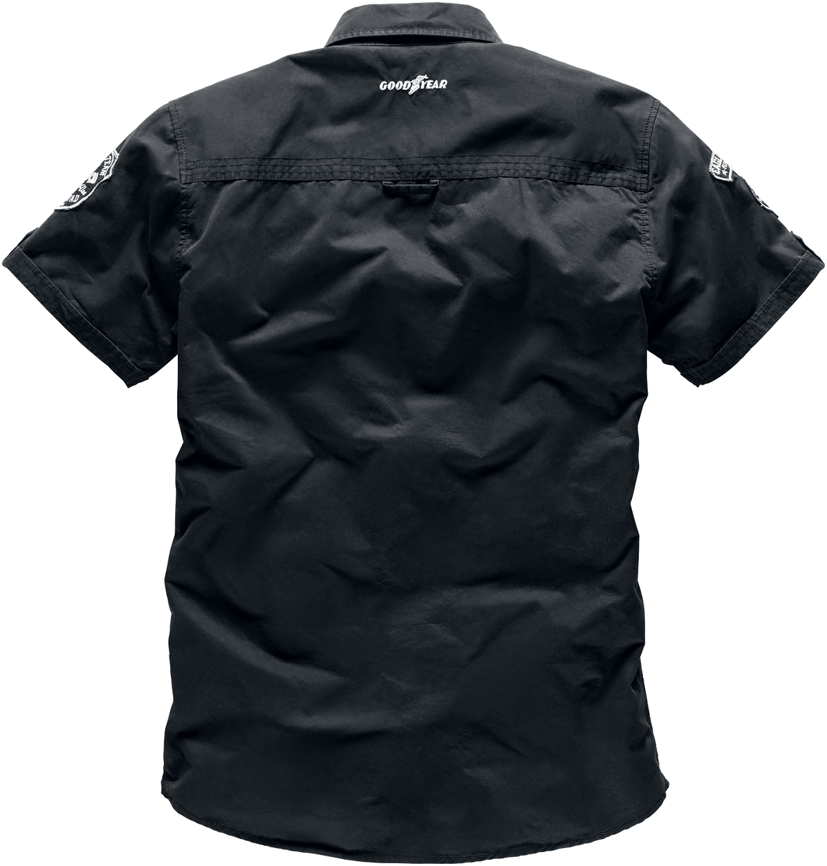 Chemise manches courtes Rockabilly de GoodYear - Shinrock - S à XXL - pour Homme - noir - Goodyear - View 2