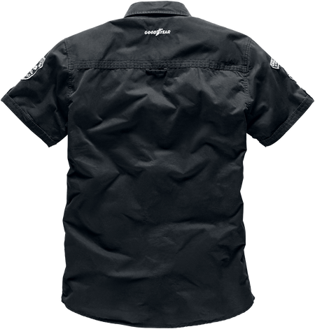 Chemise manches courtes Rockabilly de GoodYear - Shinrock - S à XXL - pour Homme - noir - Goodyear - View 2