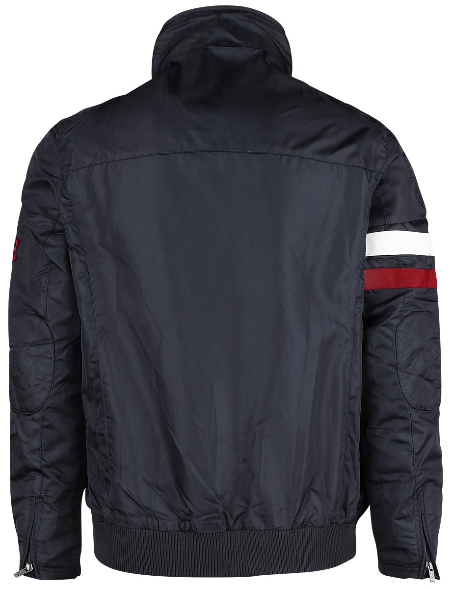 Veste mi-saison Rockabilly de GoodYear - Indiana - S à M - pour Homme - marine - Goodyear - View 2