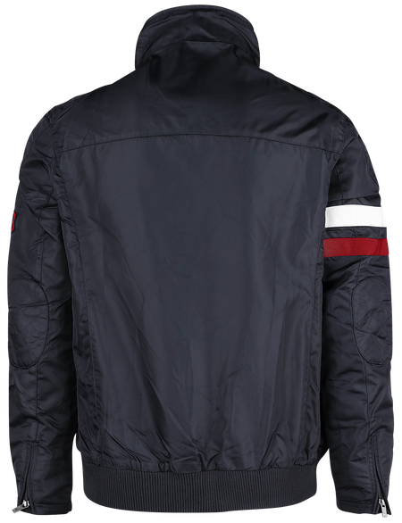 Veste mi-saison Rockabilly de GoodYear - Indiana - S à M - pour Homme - marine - Goodyear - View 2