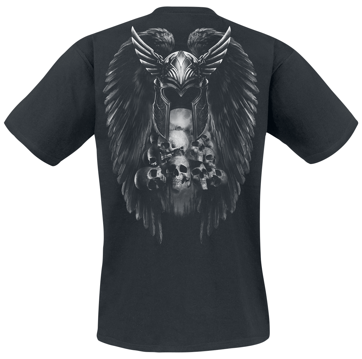 T-Shirt Manches courtes  de Toxic Angel - Valkyrie - M à 4XL - pour Homme - noir - Toxic Angel - View 2