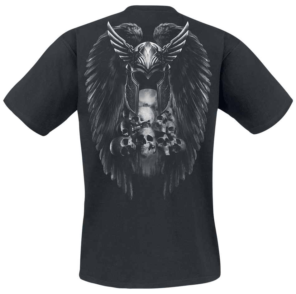 T-Shirt Manches courtes  de Toxic Angel - Valkyrie - M à 4XL - pour Homme - noir - Toxic Angel - View 2