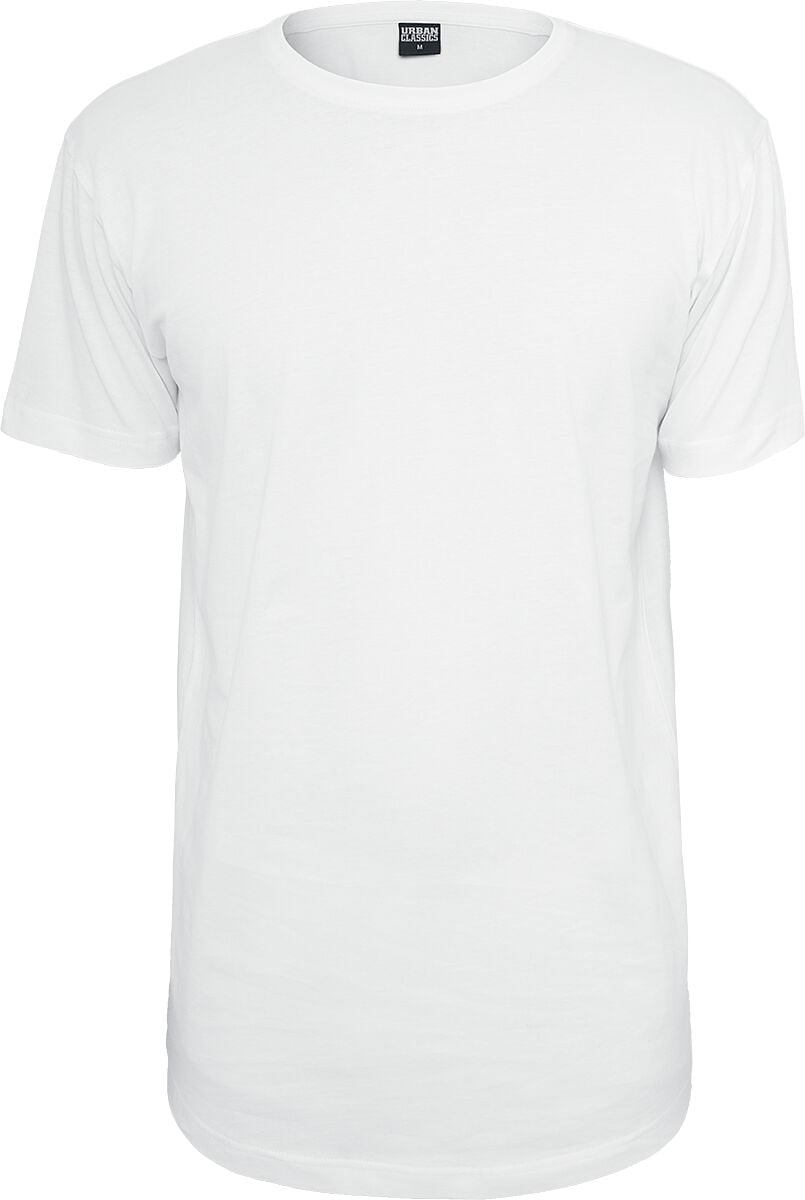 T-Shirt Manches courtes  de Urban Classics - T-shirt Long - S à 5XL - pour Homme - blanc - Urban Classics