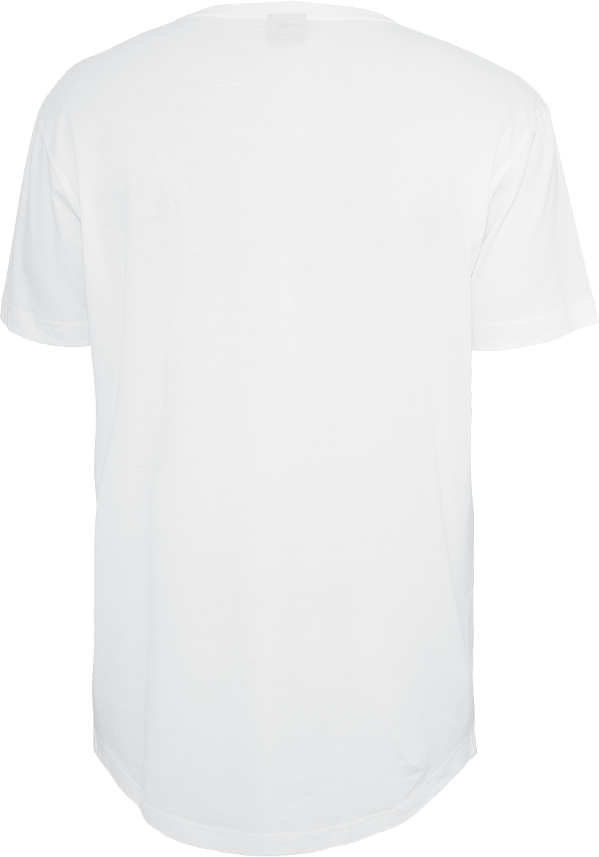 T-Shirt Manches courtes  de Urban Classics - T-shirt Long - S à 5XL - pour Homme - blanc - Urban Classics - View 2