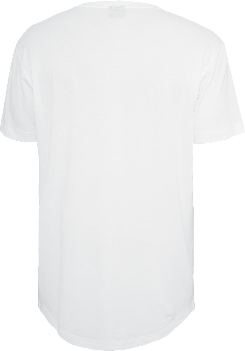 T-Shirt Manches courtes  de Urban Classics - T-shirt Long - S à 5XL - pour Homme - blanc - Urban Classics - View 2