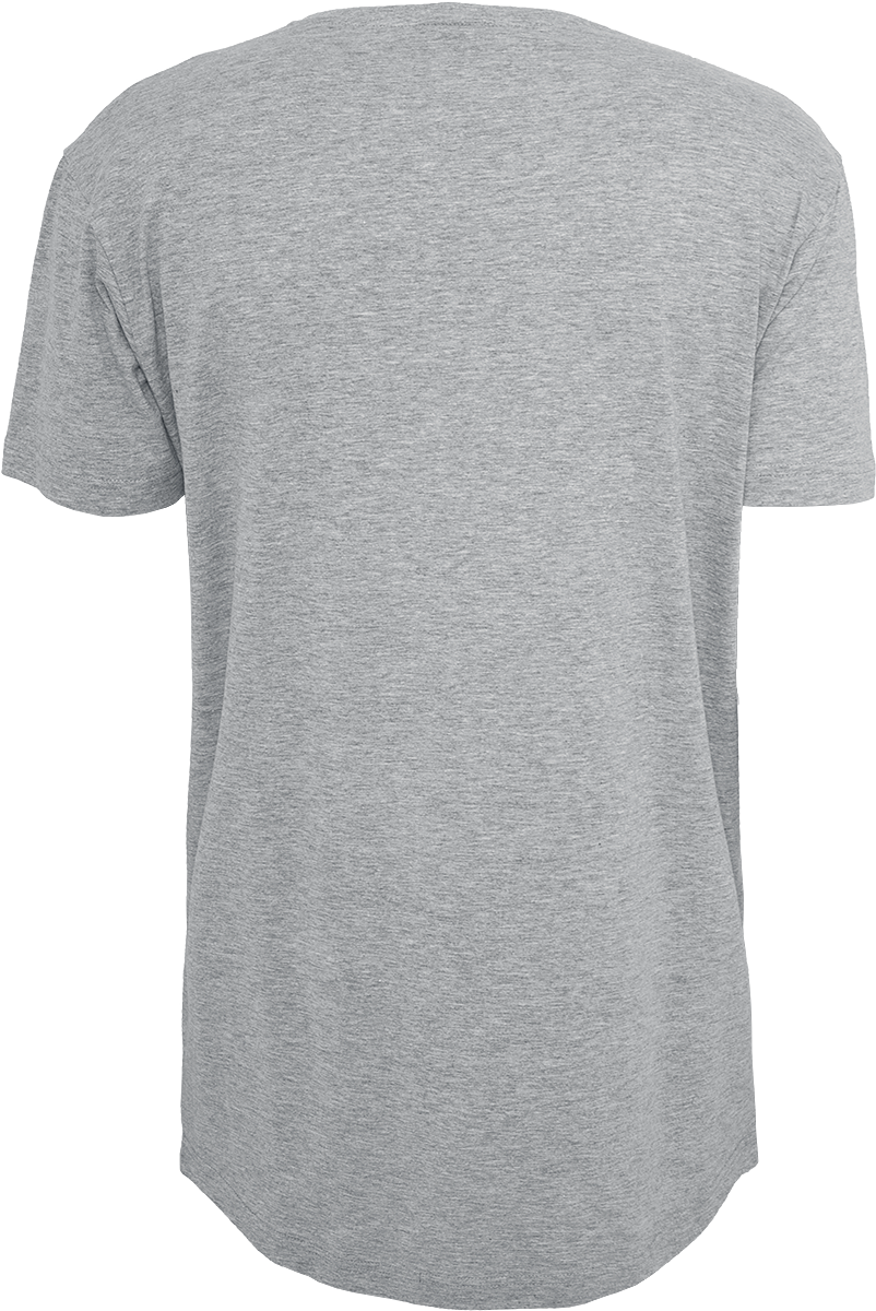 T-Shirt Manches courtes  de Urban Classics - T-shirt Long - S à L - pour Homme - gris - Urban Classics - View 2