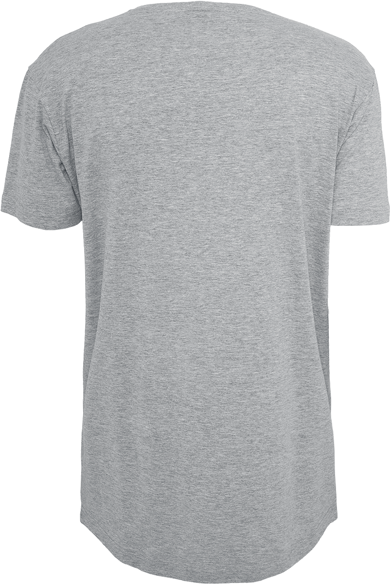 T-Shirt Manches courtes  de Urban Classics - T-shirt Long - S à L - pour Homme - gris - Urban Classics - View 2