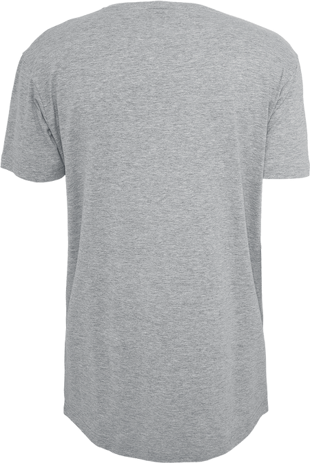 T-Shirt Manches courtes  de Urban Classics - T-shirt Long - S à L - pour Homme - gris - Urban Classics - View 2