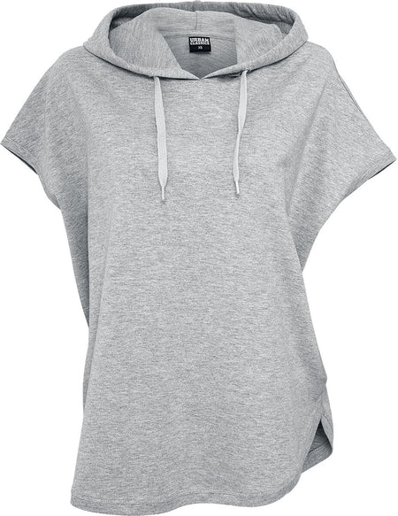 T-Shirt Manches courtes  de Urban Classics - Ladies Sleeveless Terry Hoody - XS à XL - pour Femme - gris - Urban Classics