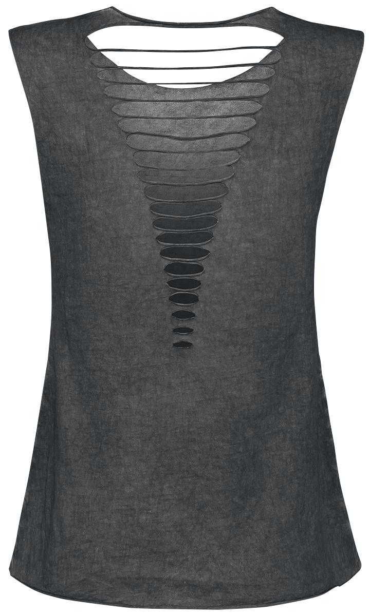 Top  de RED by EMP - Nothing To Lose - M à XXL - pour Femme - gris foncé - RED by EMP - View 2