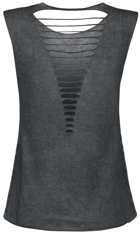 Top  de RED by EMP - Nothing To Lose - M à XXL - pour Femme - gris foncé - RED by EMP - View 2