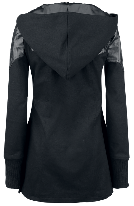 Veste mi-saison Gothic de Gothicana by EMP - Across The Night - M à XXL - pour Femme - noir - Gothicana by EMP - View 2