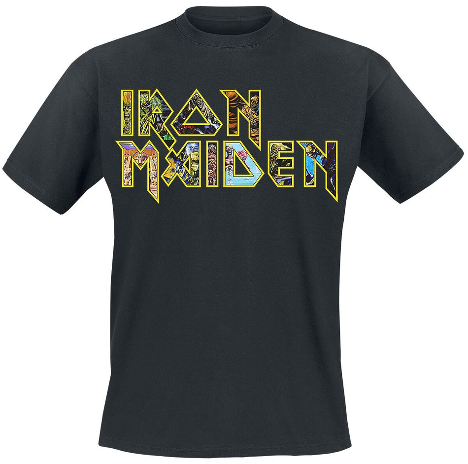 T-Shirt Manches courtes  de Iron Maiden - Eddies Logo - S à XXL - pour Homme - noir - Iron Maiden