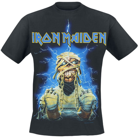 T-Shirt Manches courtes  de Iron Maiden - Powerslave Mummy - S à XXL - pour Homme - noir - Iron Maiden