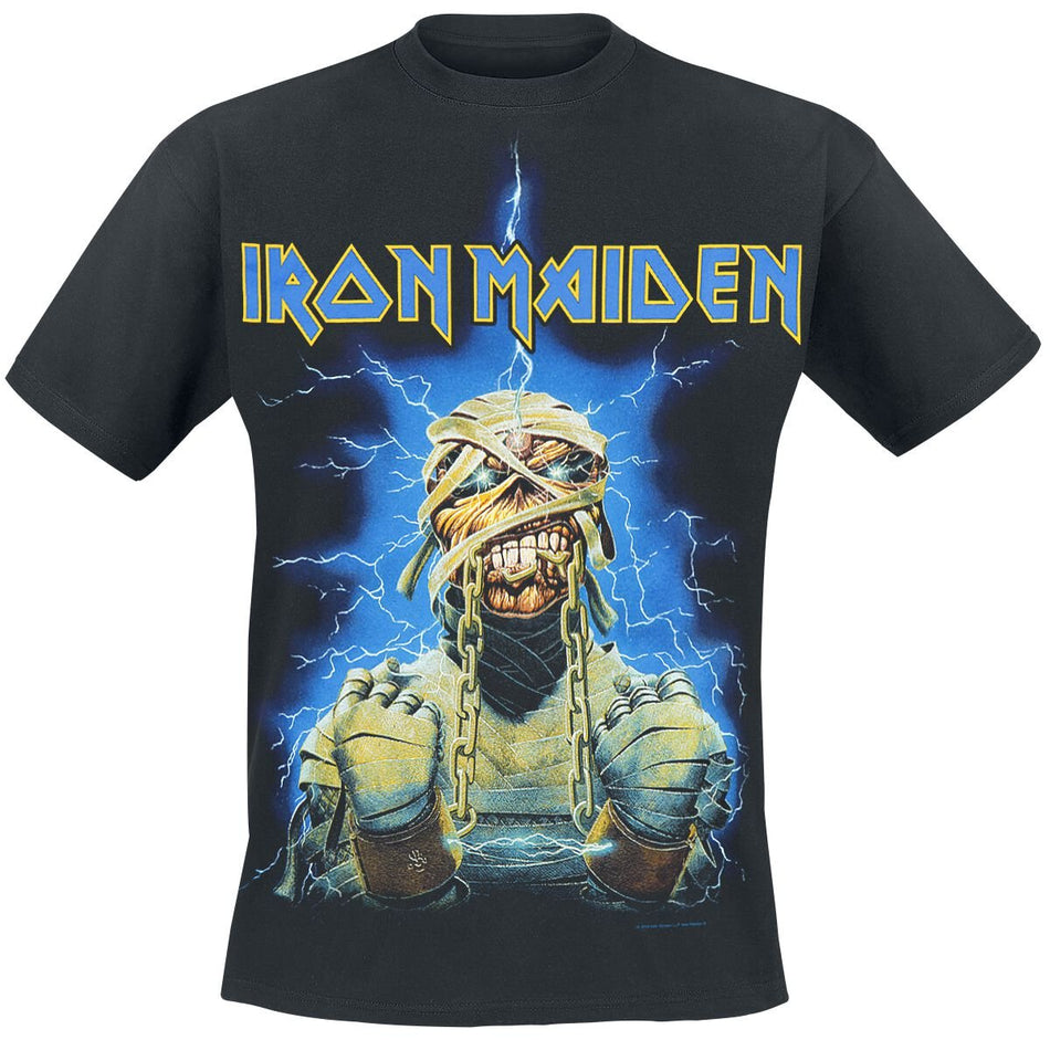 T-Shirt Manches courtes  de Iron Maiden - Powerslave Mummy - S à XXL - pour Homme - noir - Iron Maiden