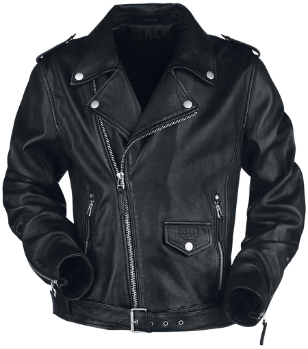 Veste en cuir Gothic de Black Premium by EMP - The Road Crew - S à XXL - pour Homme - noir - Black Premium by EMP - View 2