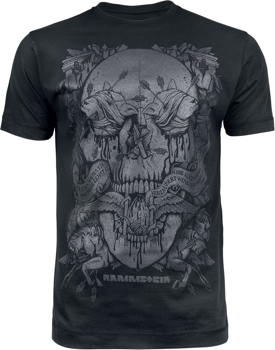T-Shirt Manches courtes  de Rammstein - Amour - S à 3XL - pour Homme - noir - Rammstein