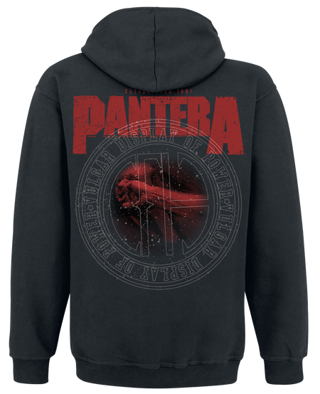 Sweat-shirt à capuche  de Pantera - Vulgar Display Of Power - S à XXL - pour Homme - noir - Pantera - View 2