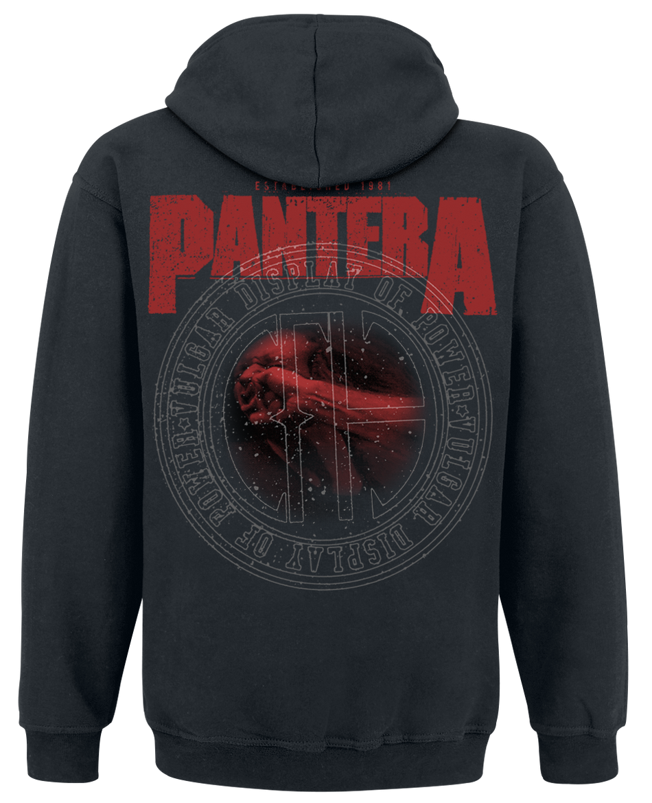 Sweat-shirt à capuche  de Pantera - Vulgar Display Of Power - S à XXL - pour Homme - noir - Pantera - View 2