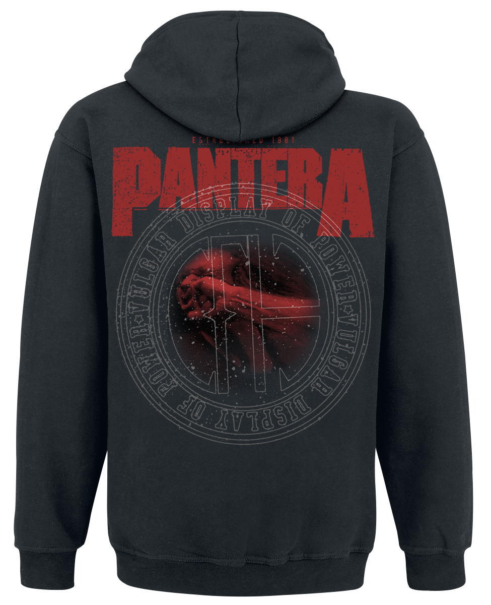 Sweat-shirt à capuche  de Pantera - Vulgar Display Of Power - S à XXL - pour Homme - noir - Pantera - View 2