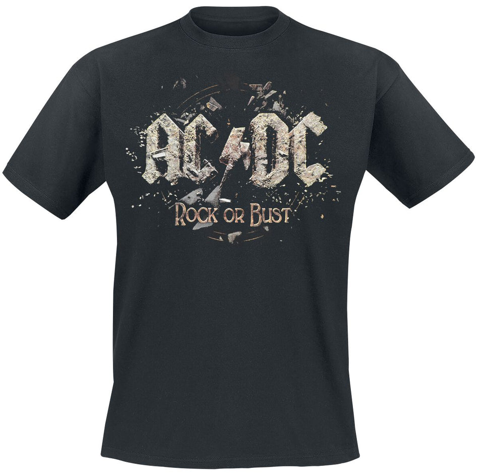 T-Shirt Manches courtes  de AC/DC - Rock Or Bust - S à 5XL - pour Homme - noir - AC/DC