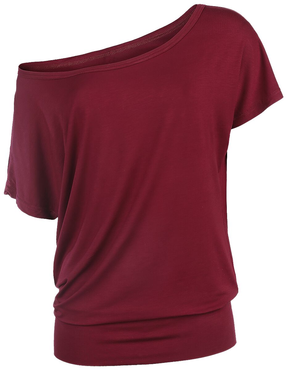 T-Shirt Manches courtes  de RED by EMP - Can You Read My Mind - XS à 5XL - pour Femme - bordeaux - RED by EMP