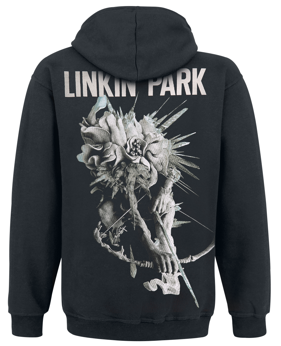 Sweat-shirt à capuche  de Linkin Park - Archer - S à XXL - pour Homme - noir - Linkin Park - View 2