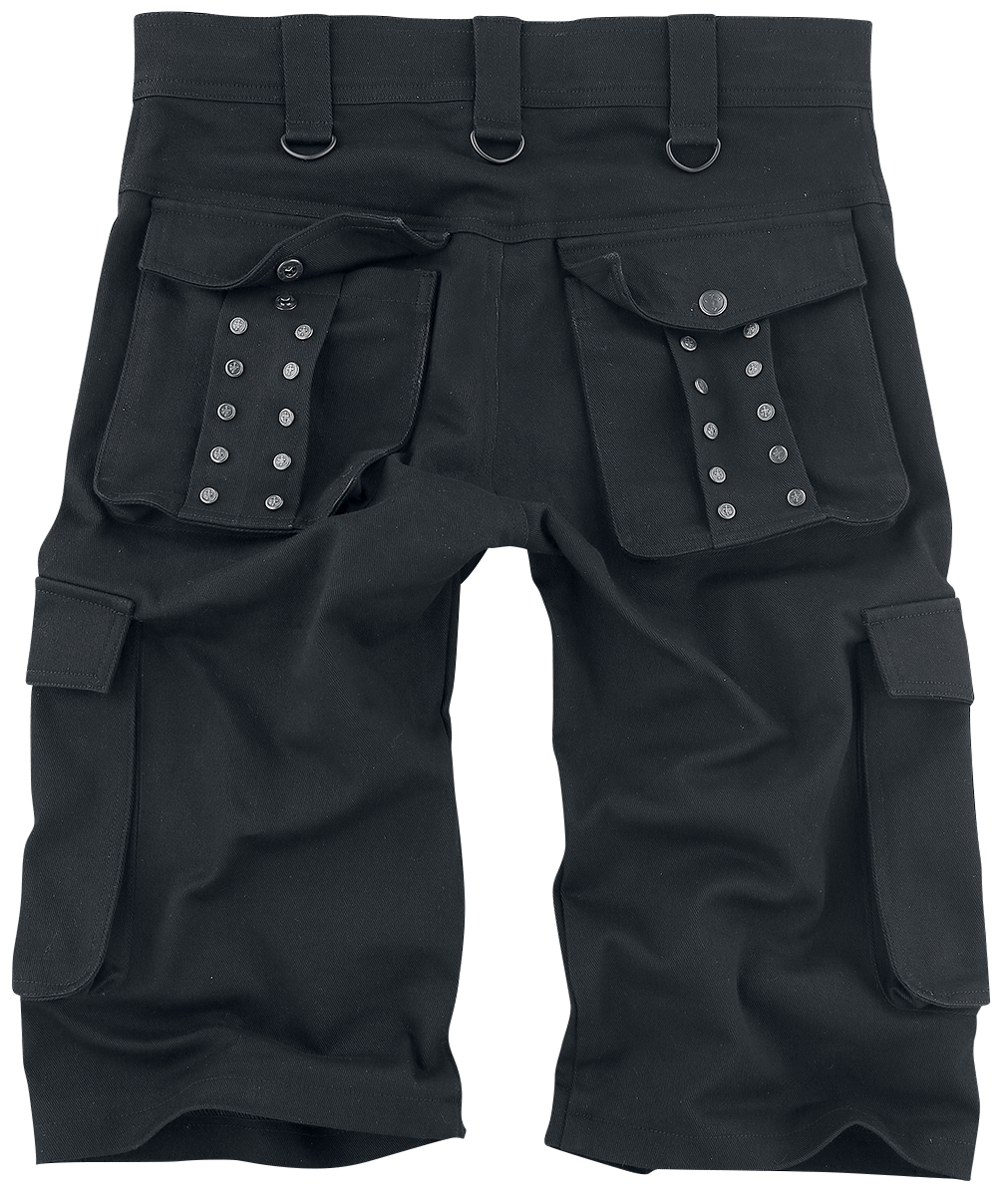 Short Gothic de Gothicana by EMP - Saviour - S à 3XL - pour Homme - noir - Gothicana by EMP - View 2