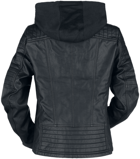 Veste en imitation cuir Rockabilly de Black Premium by EMP - Road Tripping - XS à 3XL - pour Femme - noir - Black Premium by EMP - View 2