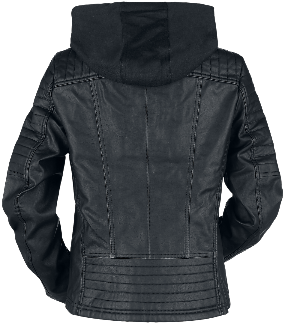 Veste en imitation cuir Rockabilly de Black Premium by EMP - Road Tripping - XS à 3XL - pour Femme - noir - Black Premium by EMP - View 2