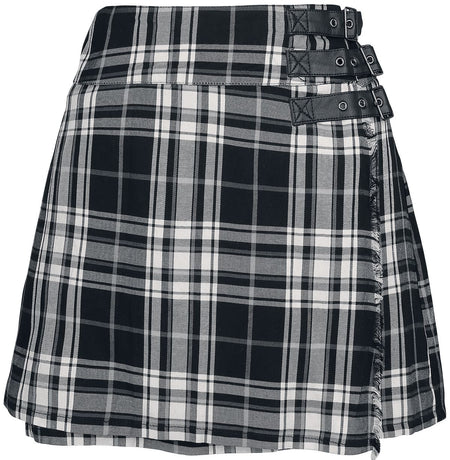 Jupe courte  de Black Premium by EMP - All Or Nothing - S à XXL - pour Femme - noir/gris - Black Premium by EMP