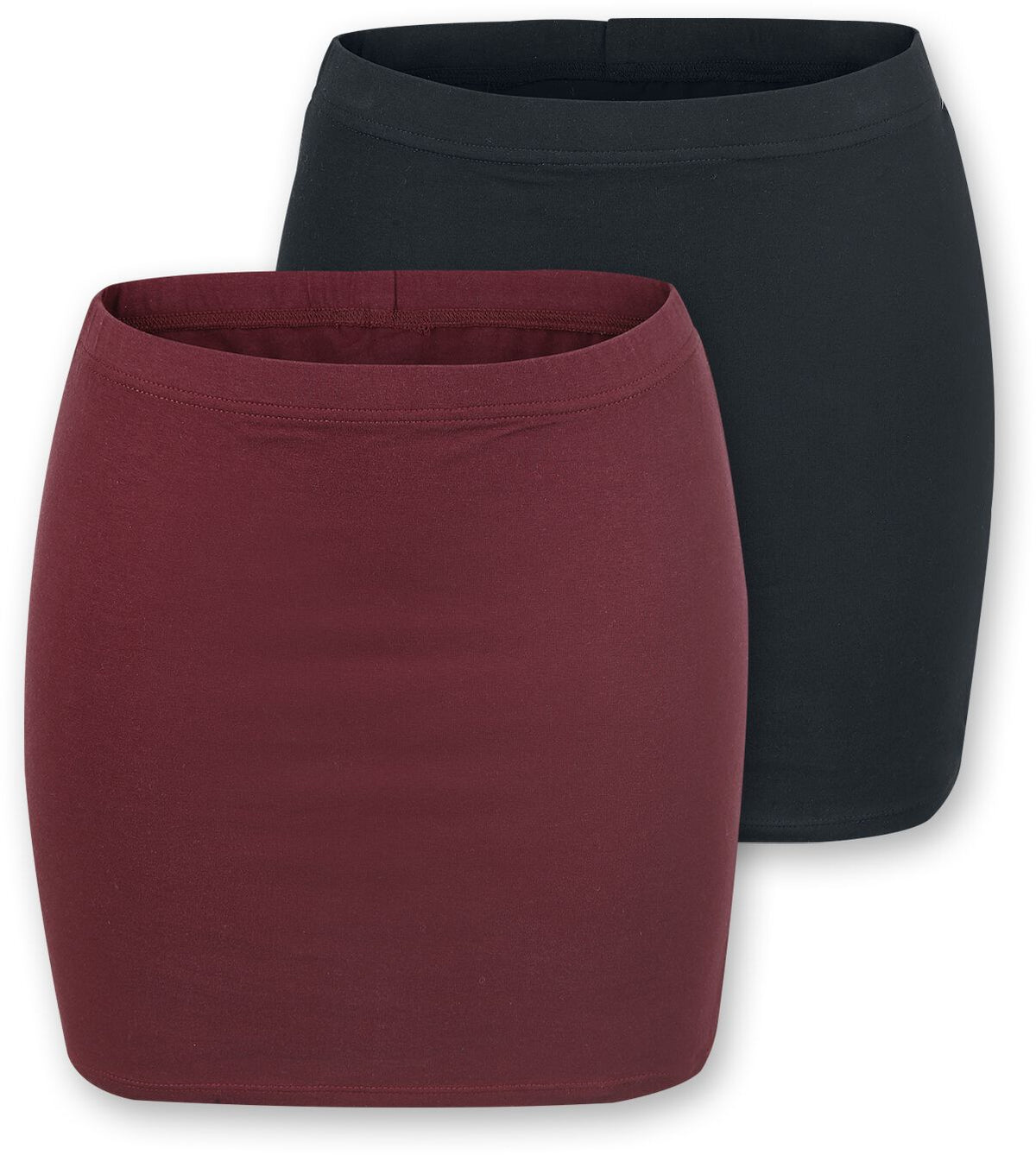 Jupe courte  de RED by EMP - The Double Life - XS à 5XL - pour Femme - noir/bordeaux - RED by EMP