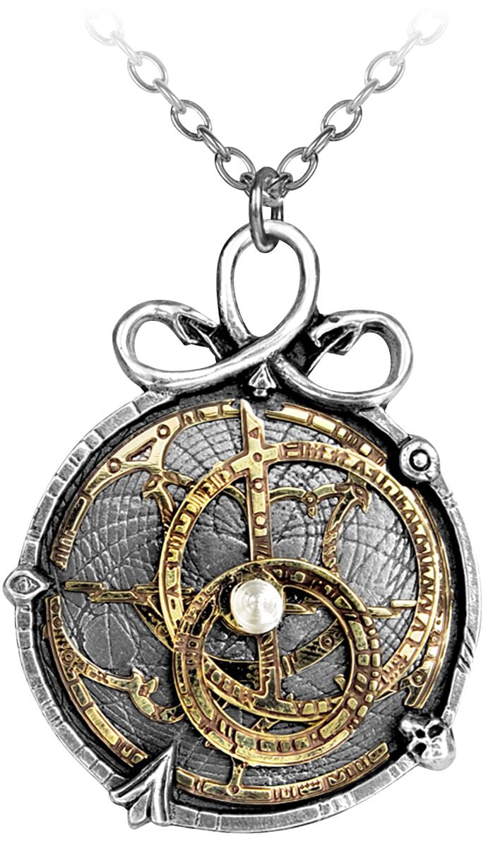 Collier Gothic de Alchemy Gothic - Anguistralobe - pour Femme - couleur argent - Alchemy Gothic