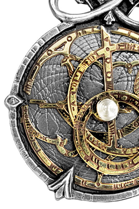 Collier Gothic de Alchemy Gothic - Anguistralobe - pour Femme - couleur argent - Alchemy Gothic - View 2