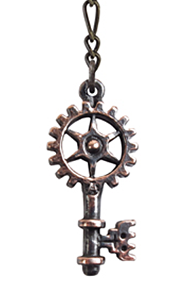 Bijou d'oreille Gothic de Alchemy Gothic - Uncle Albert's Timepiece - pour Femme - couleur argent - Alchemy Gothic - View 2